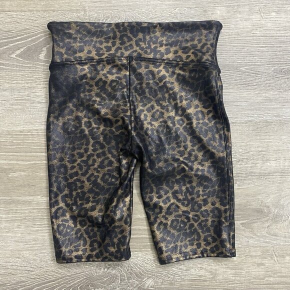 Spanx Women’s Small Leopard Biker Shorts 24x8.5 - Picture 2 of 3